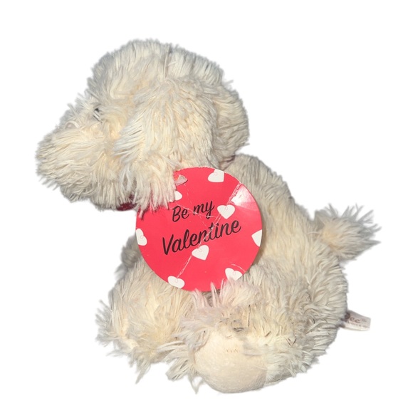 Dan Dee Golden Retriever Puppy Dog Plush Valentines Day Be My Valentine 8” Inch - Picture 3 of 8
